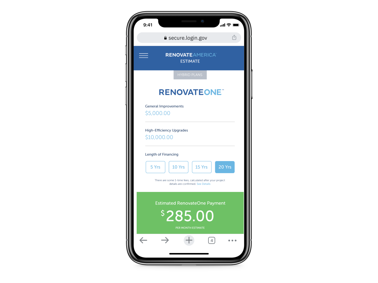 Received immediate financing determination